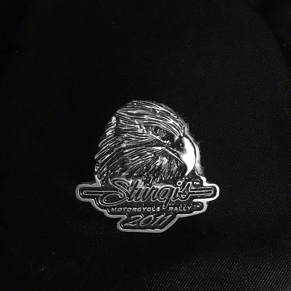 2011 STURGIS BIKER RALLY EAGLE PIN. WORLD FAMOUS MOTORCYCLE RALLY.